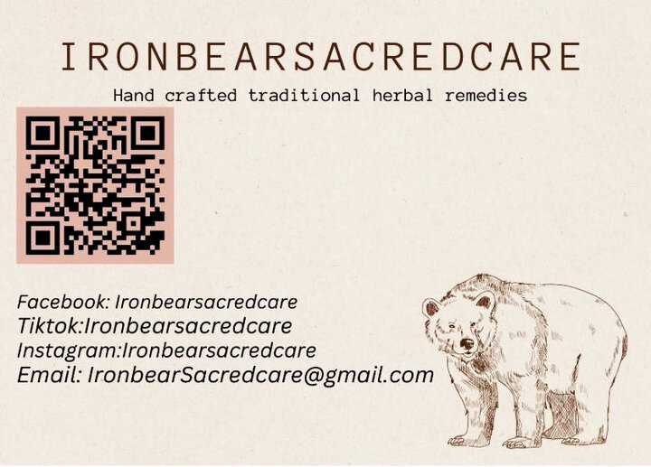 IronBear Sacred Care Business Card